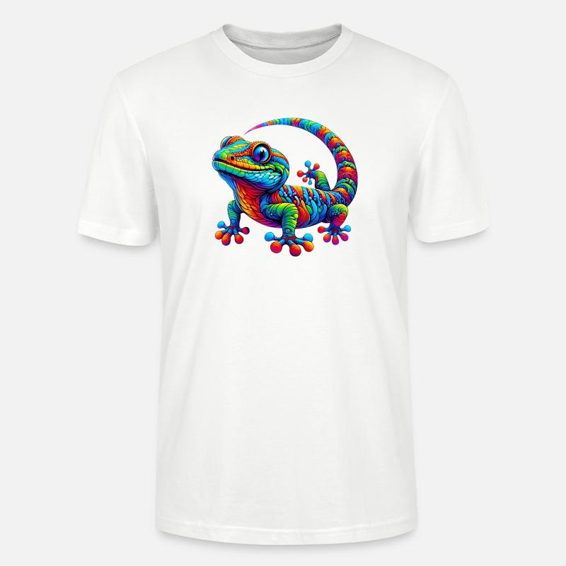 Gecko - Stanley/Stella Unisex Bio-T-Shirt CRAFTER - Weiß
