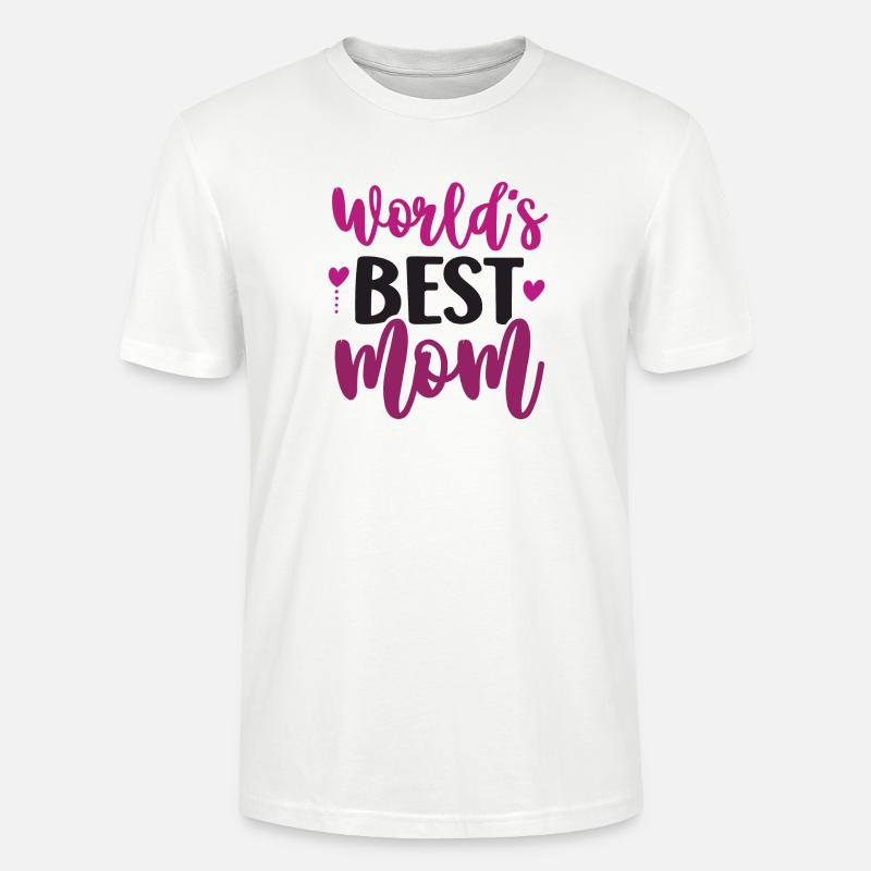 Die beste Mutter der Welt - Stanley/Stella Unisex Bio-T-Shirt CRAFTER - Weiß