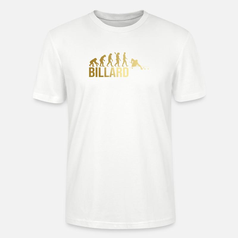 Evolution Billard - Stanley/Stella Unisex Bio-T-Shirt CRAFTER - Weiß