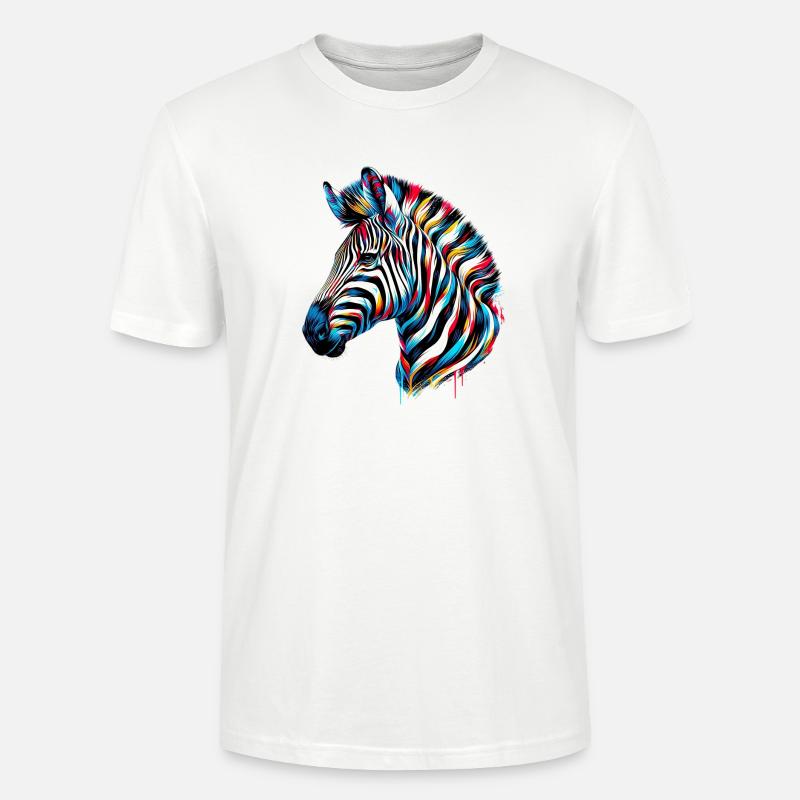 Zebra - Stanley/Stella Unisex Bio-T-Shirt CRAFTER - Weiß