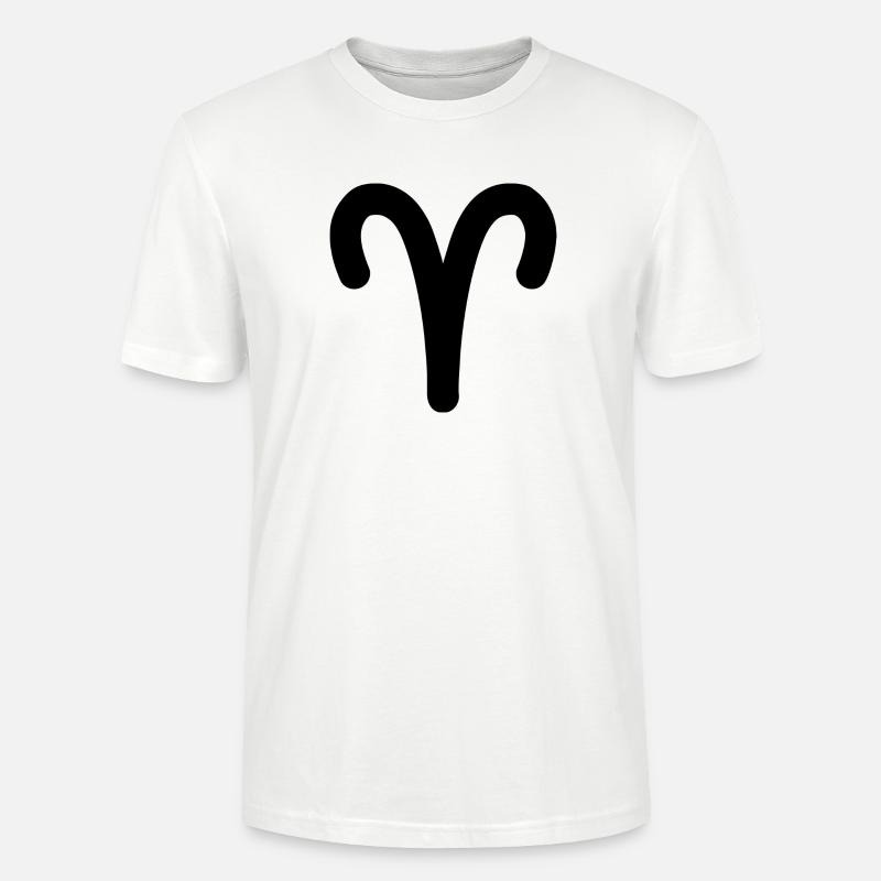 Widder Sternzeichen Widder - Stanley/Stella Unisex Bio-T-Shirt CRAFTER - Weiß