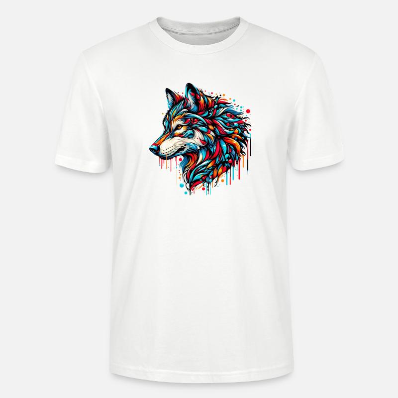 Wolf - Stanley/Stella Unisex Bio-T-Shirt CRAFTER - Weiß
