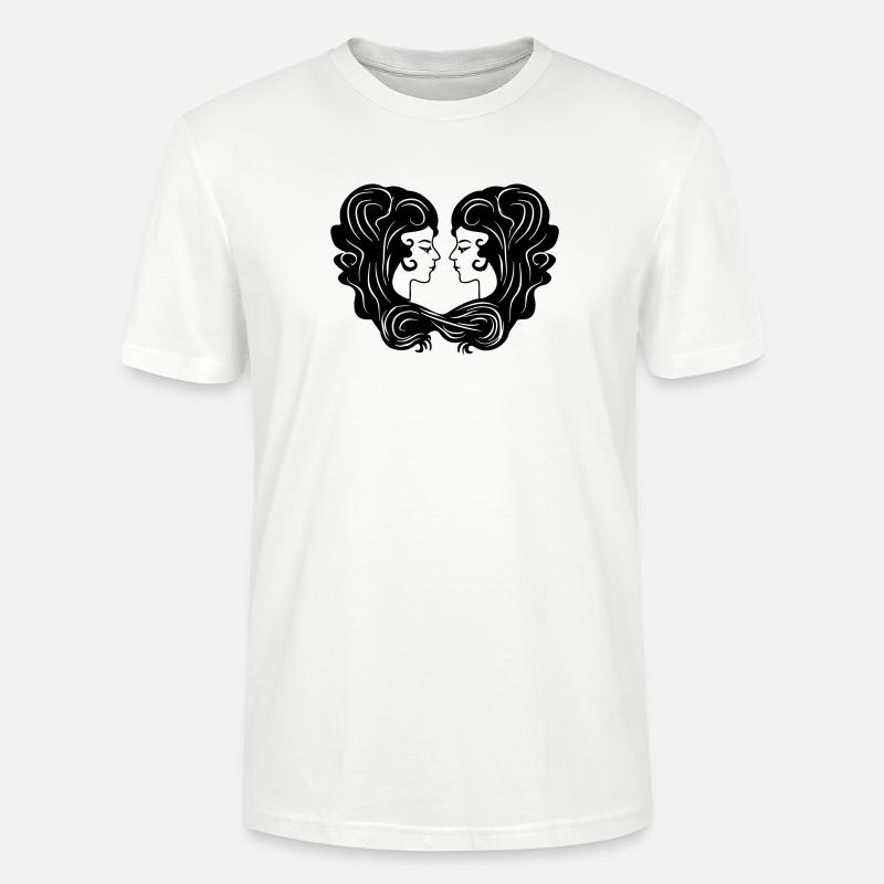Sternzeichen-Bild Zwillinge - Stanley/Stella Unisex Bio-T-Shirt CRAFTER - Weiß