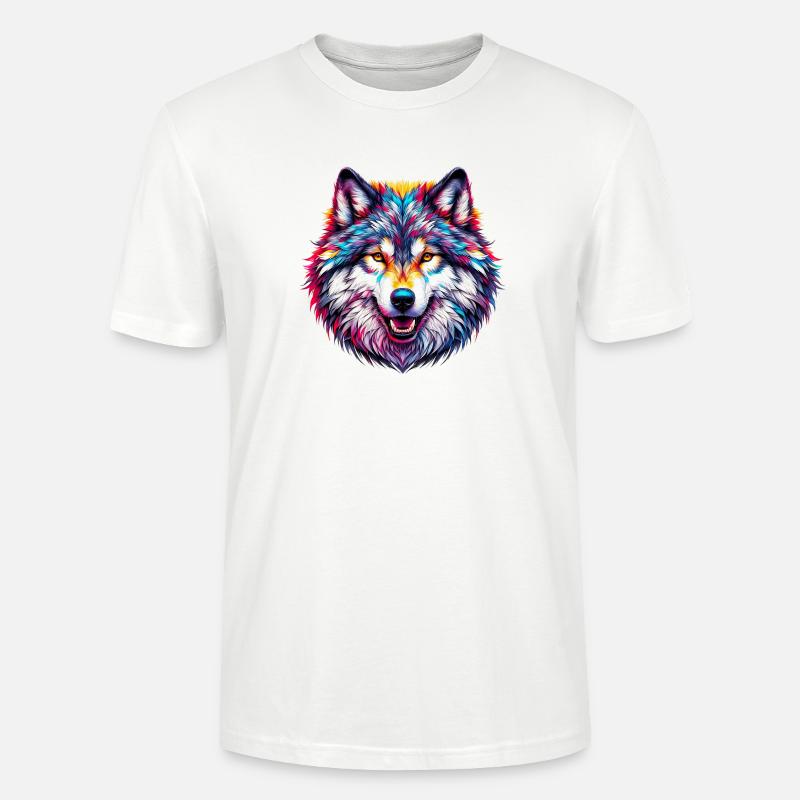 Wolf - Stanley/Stella Unisex Bio-T-Shirt CRAFTER - Weiß