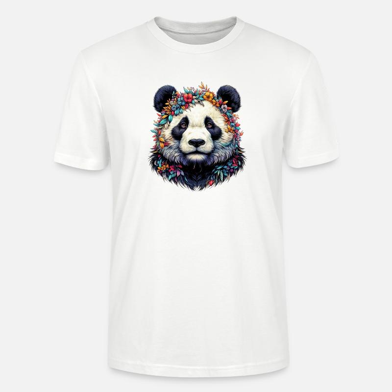 Panda - Stanley/Stella Unisex Bio-T-Shirt CRAFTER - Weiß