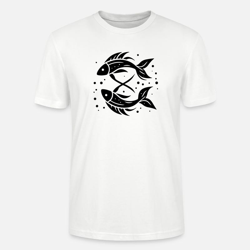 Fische 2 - Stanley/Stella Unisex Bio-T-Shirt CRAFTER - Weiß