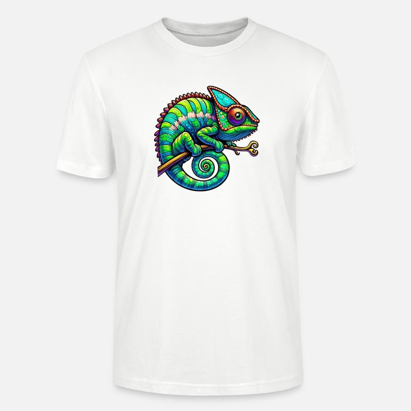 Chamäleon - Stanley/Stella Unisex Bio-T-Shirt CRAFTER - Weiß