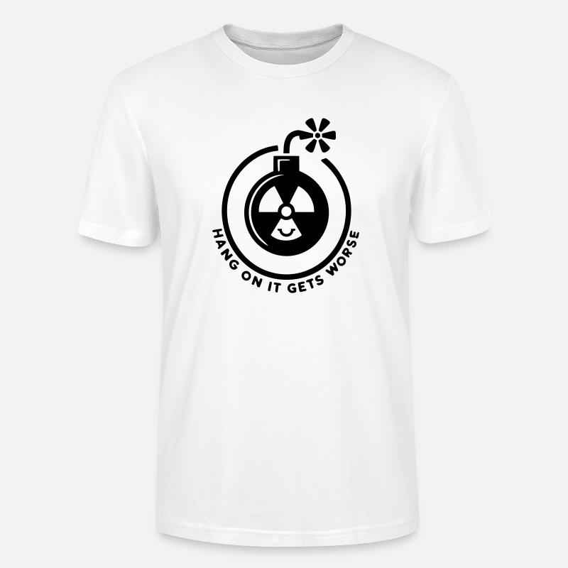 Moment mal, es wird noch schlimmer - Stanley/Stella Unisex Bio-T-Shirt CRAFTER - Weiß