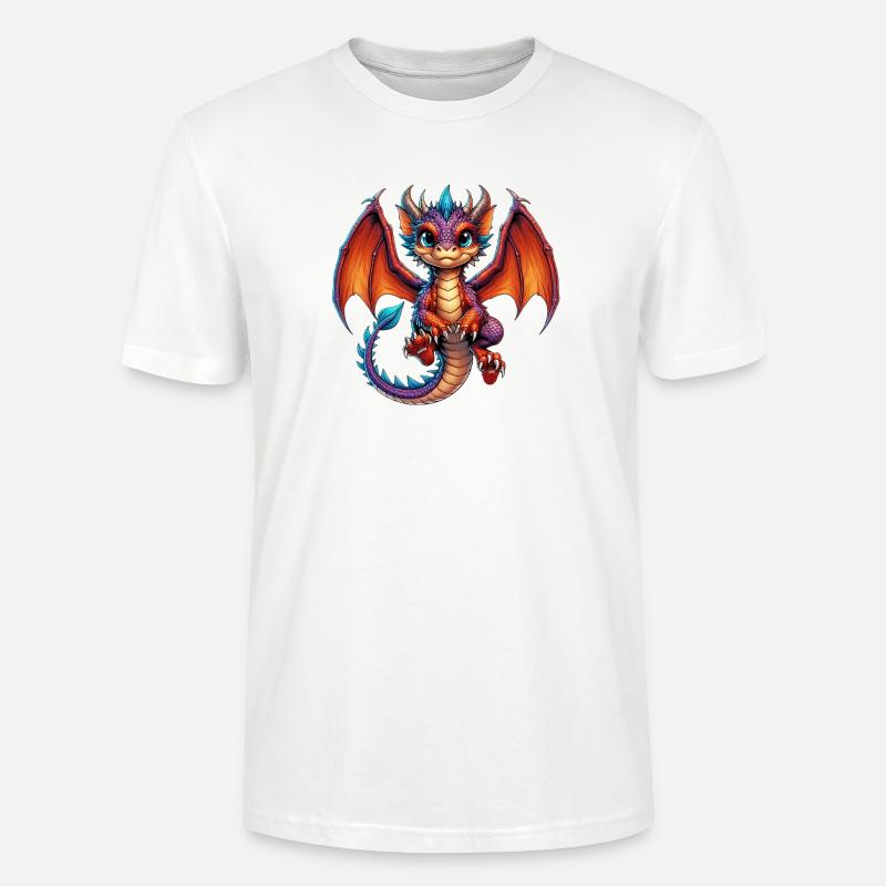 Drache - Stanley/Stella Unisex Bio-T-Shirt CRAFTER - Weiß