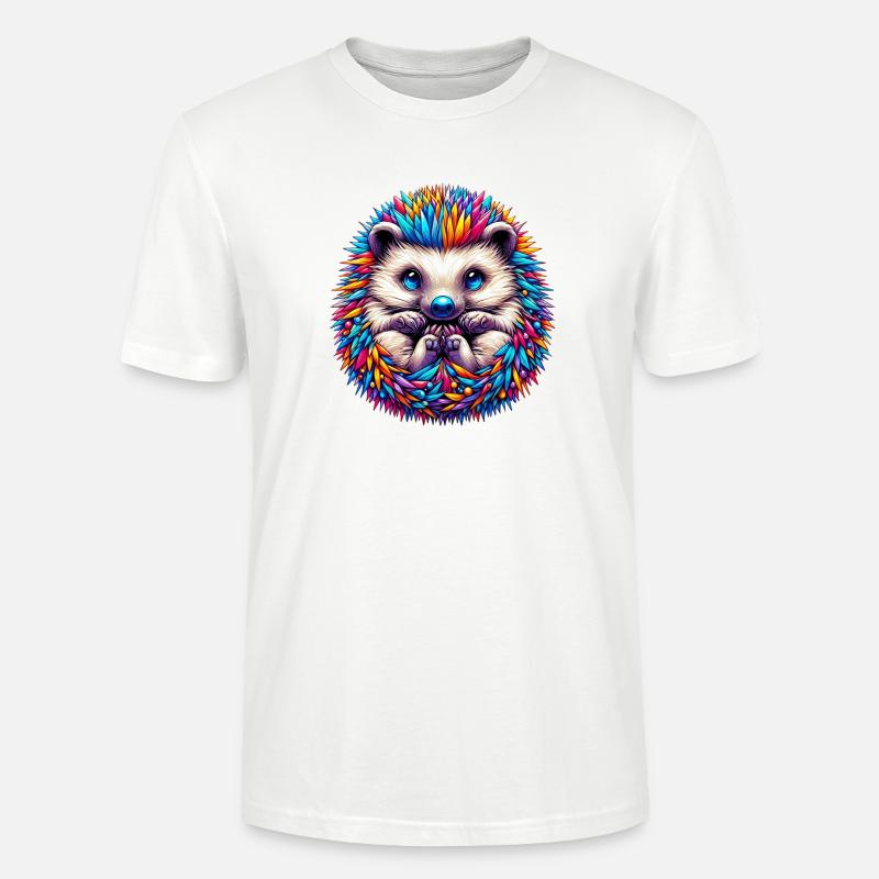 Igel - Stanley/Stella Unisex Bio-T-Shirt CRAFTER - Weiß