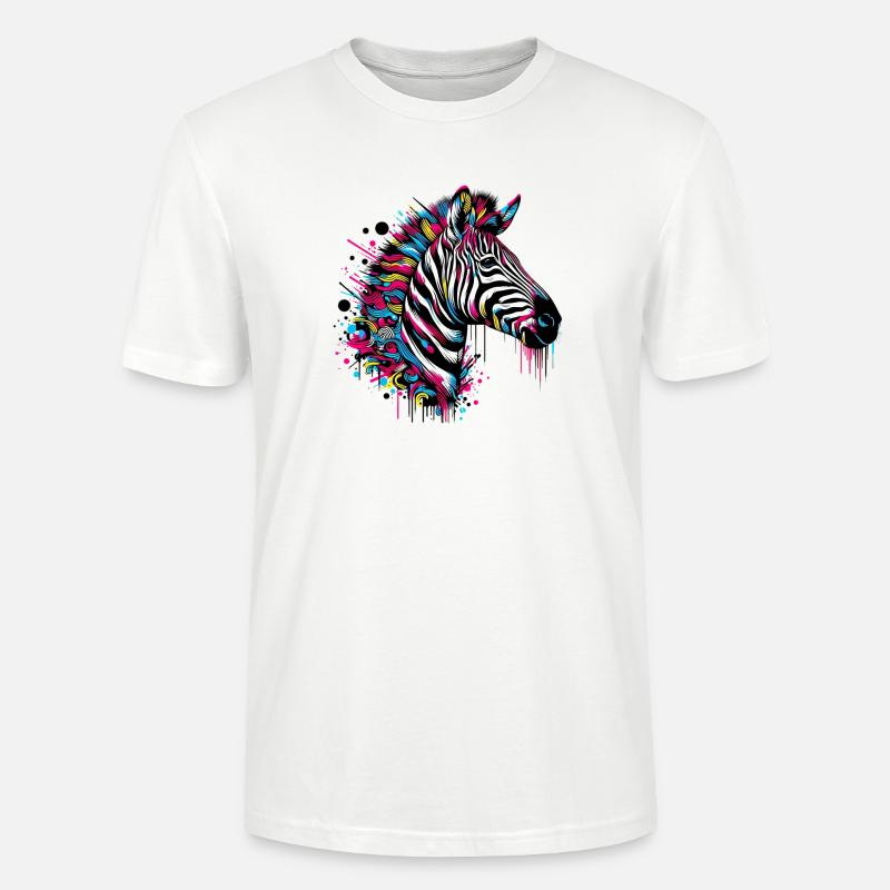 Zebra - Stanley/Stella Unisex Bio-T-Shirt CRAFTER - Weiß