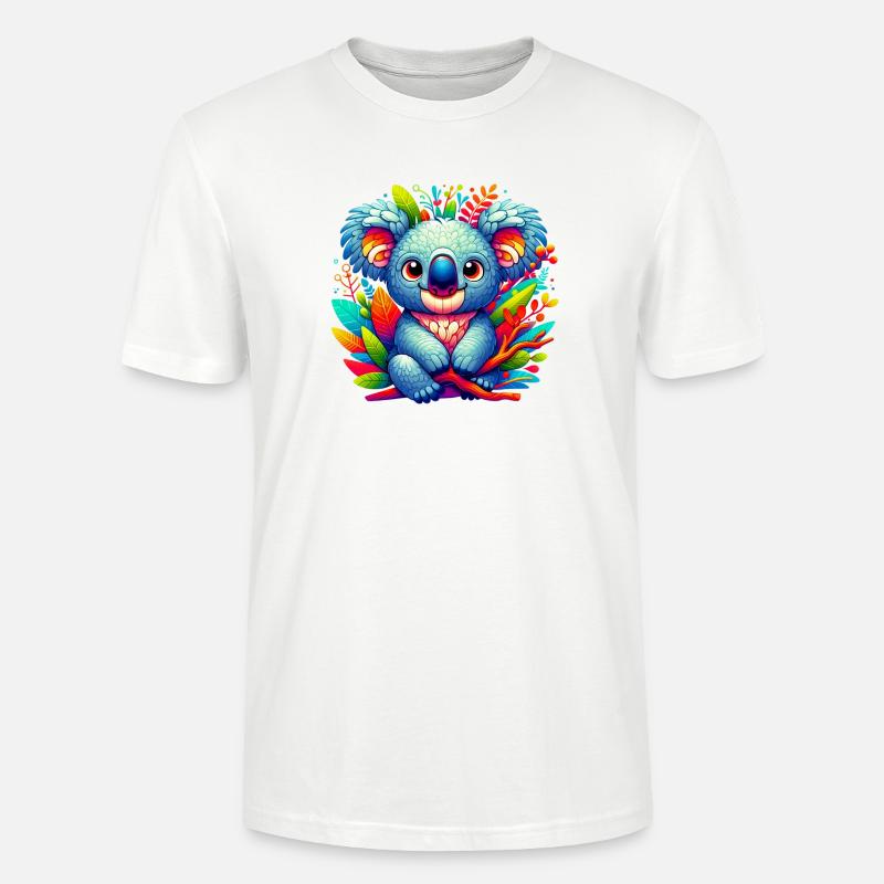 Koala - Stanley/Stella Unisex Bio-T-Shirt CRAFTER - Weiß