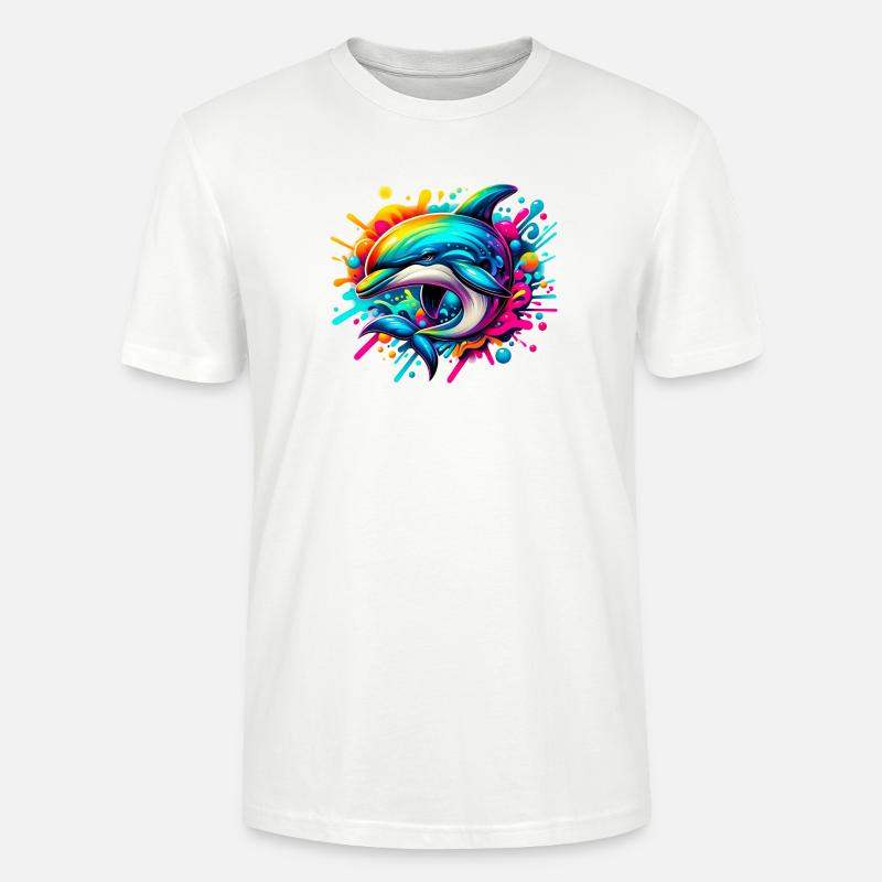 Delfin - Stanley/Stella Unisex Bio-T-Shirt CRAFTER - Weiß