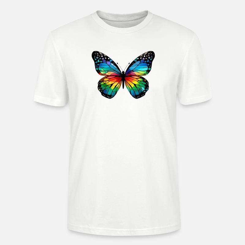 Papillon - T-shirt bio CRAFTER Stanley Stella Unisexe - blanc