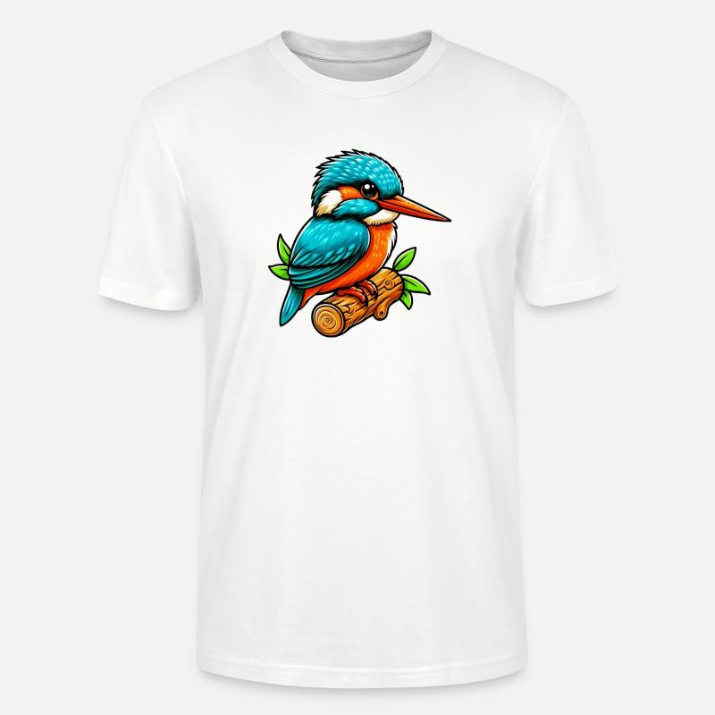 Eisvogel - Stanley/Stella Unisex Bio-T-Shirt CRAFTER - Weiß