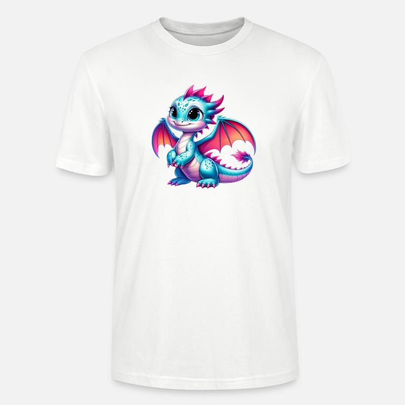 Drache - Stanley/Stella Unisex Bio-T-Shirt CRAFTER - Weiß