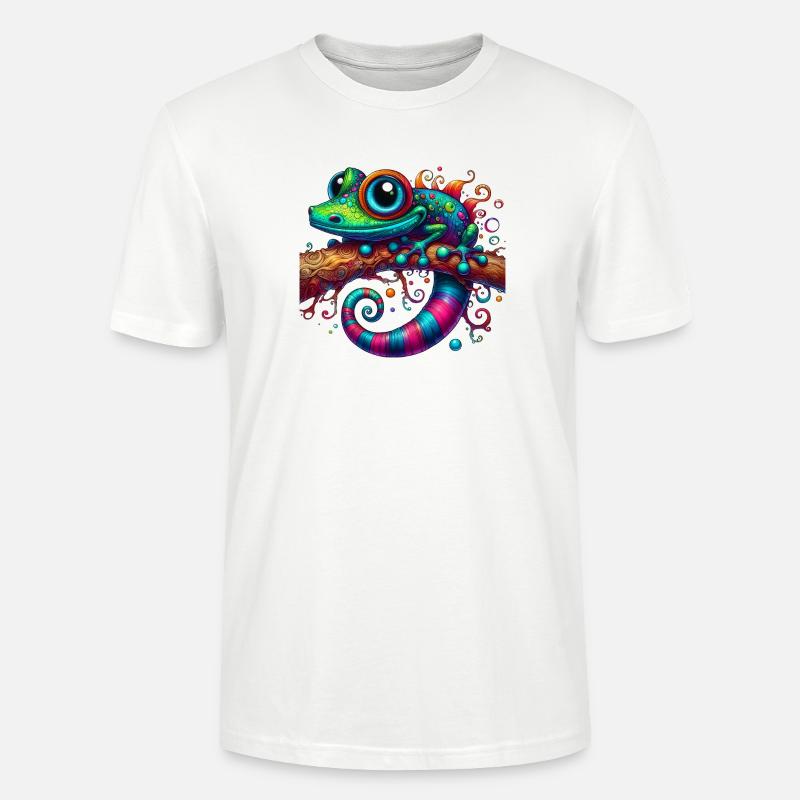 Gecko - Stanley/Stella Unisex Bio-T-Shirt CRAFTER - Weiß