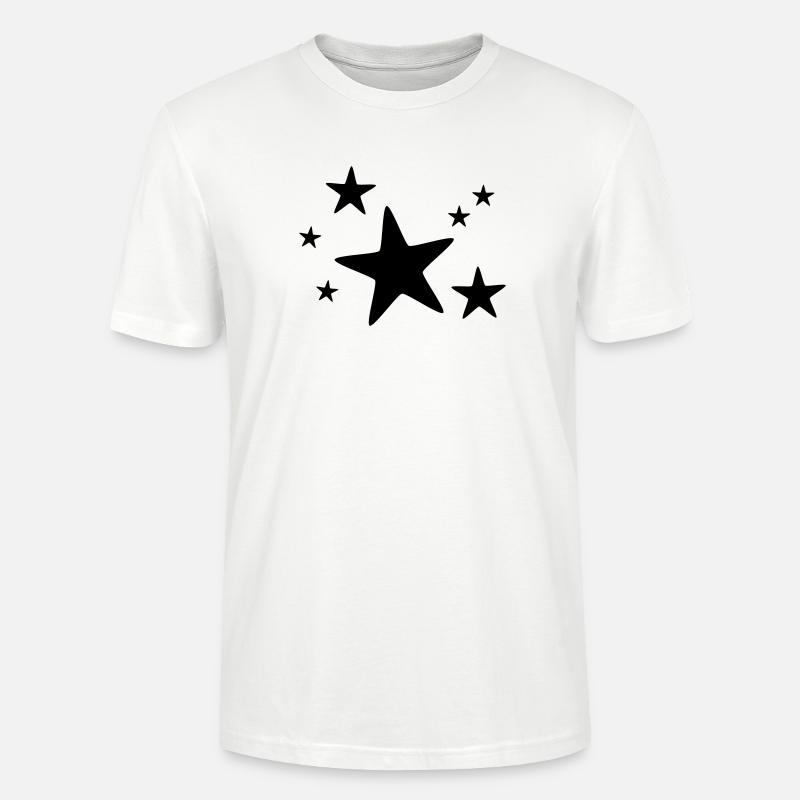 Sternengruppe einfarbig - Stanley/Stella Unisex Bio-T-Shirt CRAFTER - Weiß