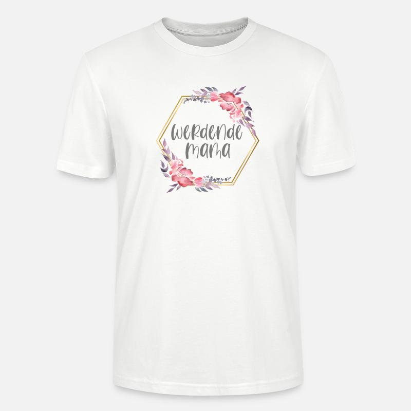 Boho Mama Schwangerschaft Geschenk - Stanley/Stella Unisex Bio-T-Shirt CRAFTER - Weiß