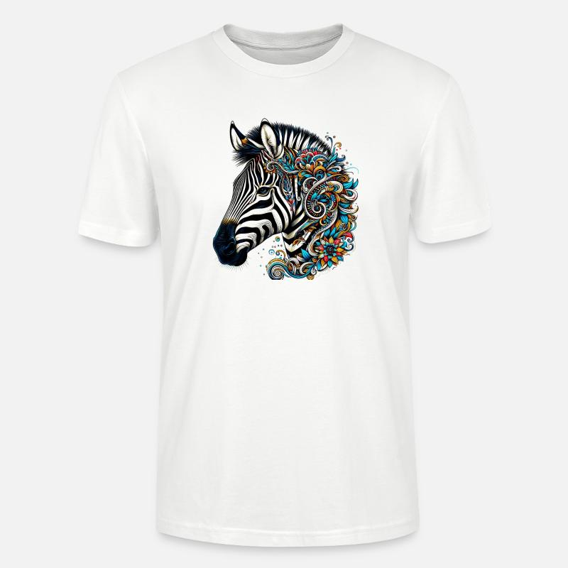 Zebra - Stanley/Stella Unisex Bio-T-Shirt CRAFTER - Weiß