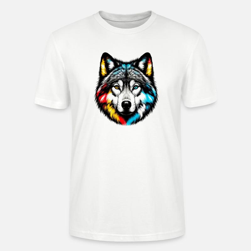 Wolf - Stanley/Stella Unisex Bio-T-Shirt CRAFTER - Weiß