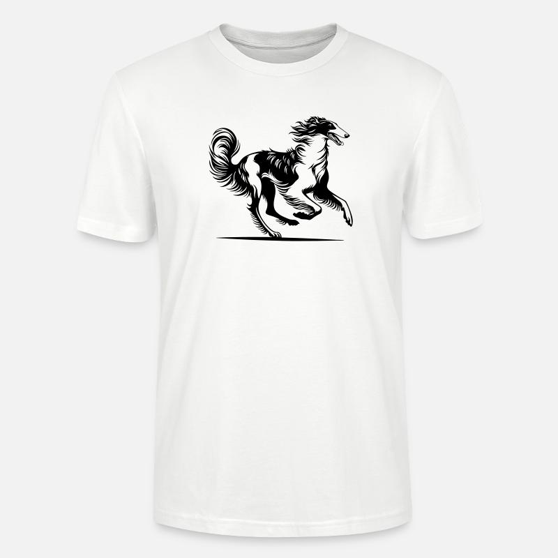 Barsoi - Stanley/Stella Unisex Bio-T-Shirt CRAFTER - Weiß