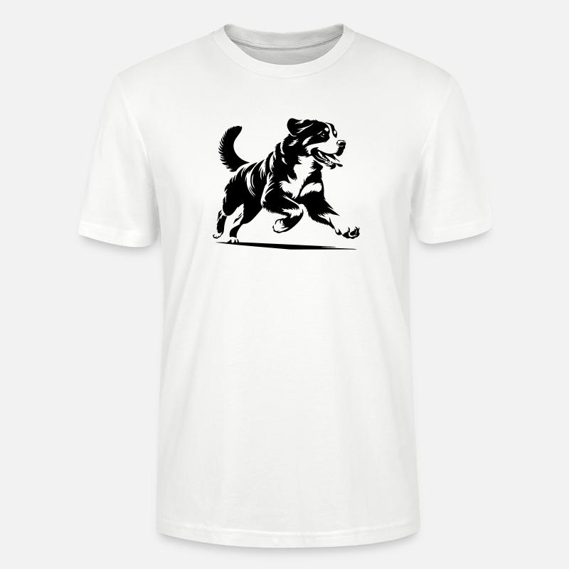 Berner Sennenhund - Stanley/Stella Unisex Bio-T-Shirt CRAFTER - Weiß