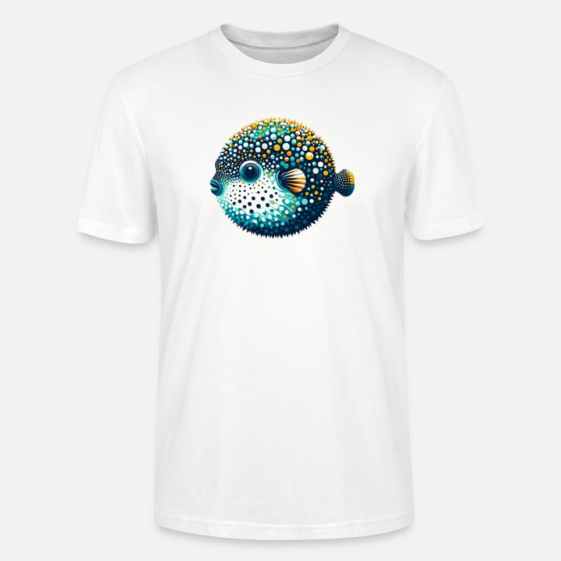 Kugelfisch - Stanley/Stella Unisex Bio-T-Shirt CRAFTER - Weiß