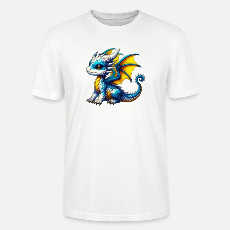 Drache - Stanley/Stella Unisex Bio-T-Shirt CRAFTER - Weiß