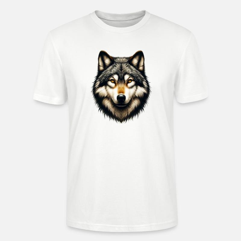 Wolf - Stanley/Stella Unisex Bio-T-Shirt CRAFTER - Weiß