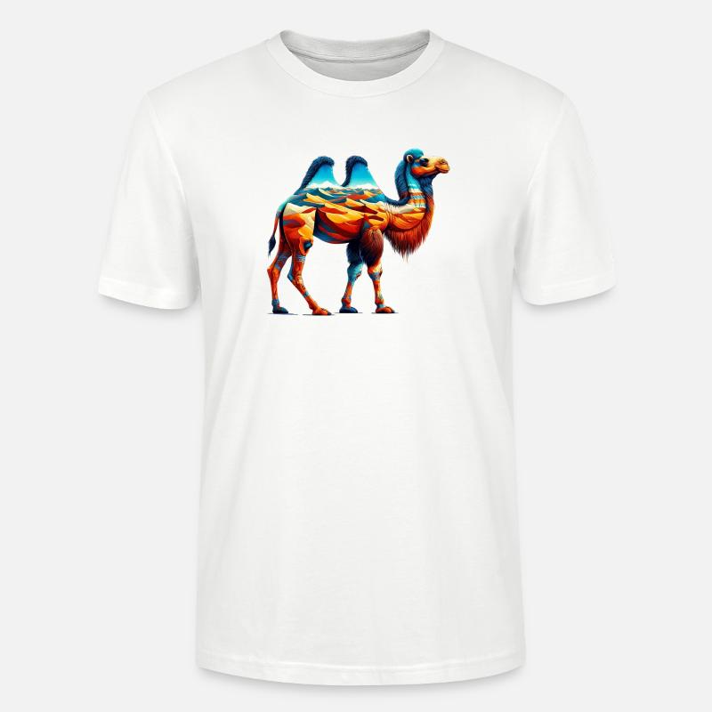 Kamel - Stanley/Stella Unisex Bio-T-Shirt CRAFTER - Weiß