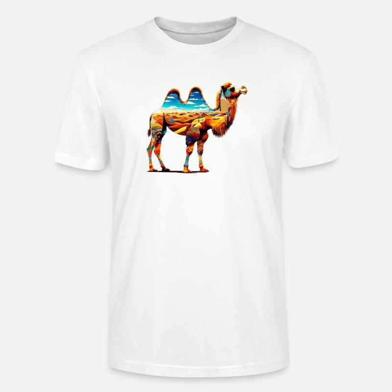 Kamel - Stanley/Stella Unisex Bio-T-Shirt CRAFTER - Weiß