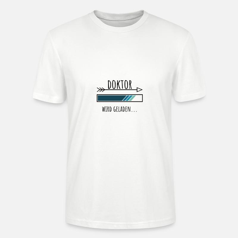Doktoranten Geschenk Studium - Stanley/Stella Unisex Bio-T-Shirt CRAFTER - Weiß
