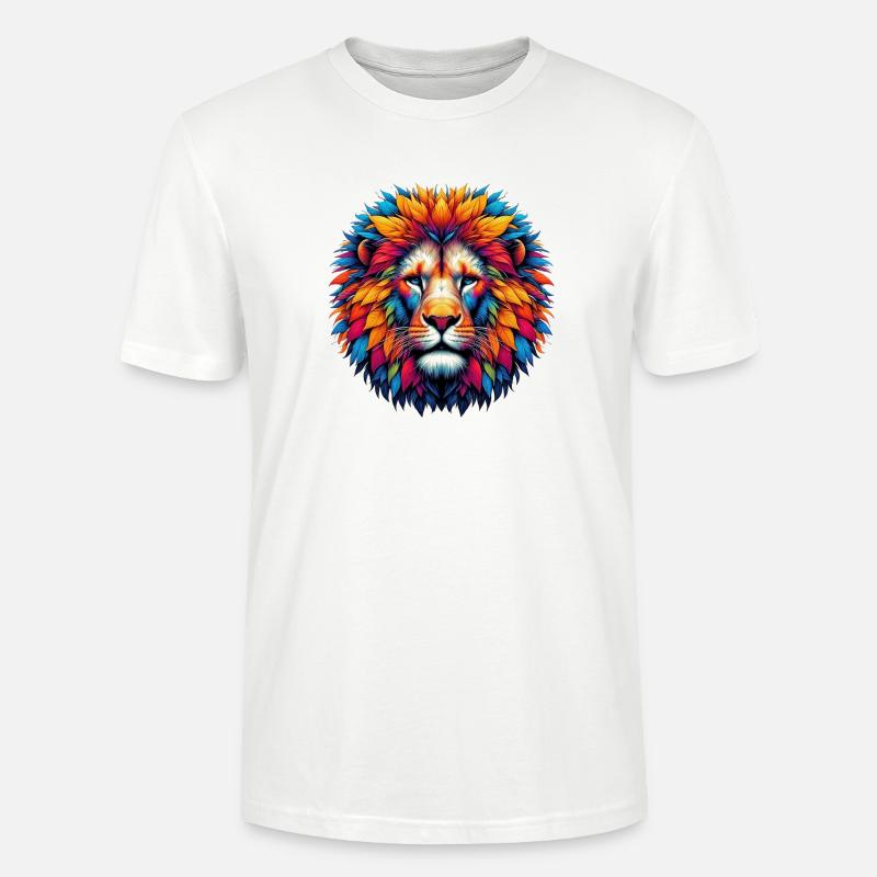 Löwe - Stanley/Stella Unisex Bio-T-Shirt CRAFTER - Weiß