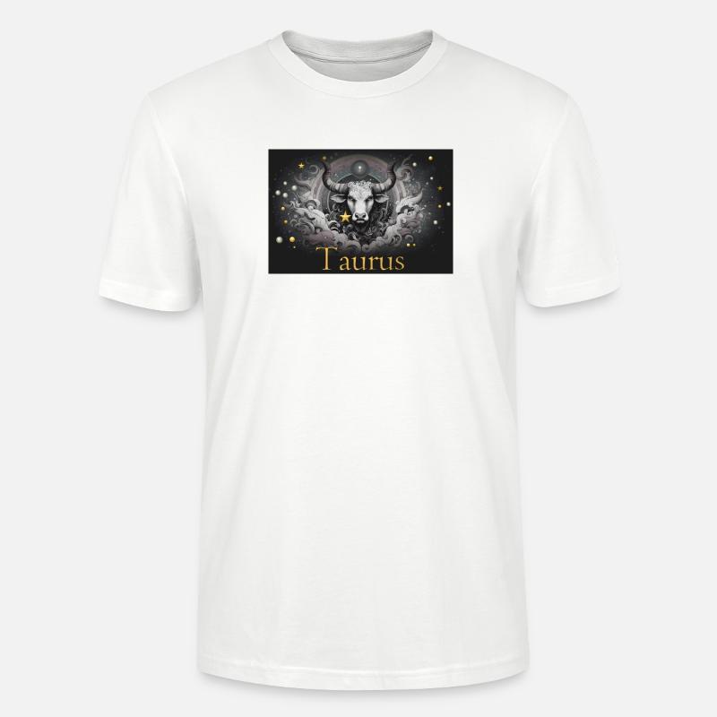Taurus Sternzeichen Sternzeichen Stier  - Stanley/Stella Unisex Bio-T-Shirt CRAFTER - Weiß