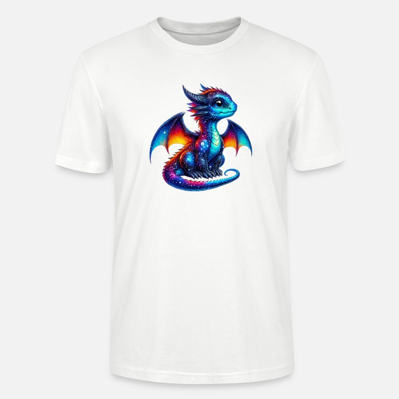 Drache - Stanley/Stella Unisex Bio-T-Shirt CRAFTER - Weiß