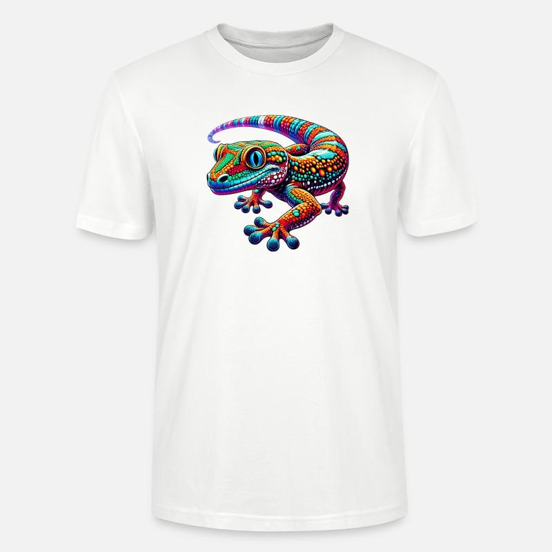 Gecko - T-shirt bio CRAFTER Stanley Stella Unisexe - blanc