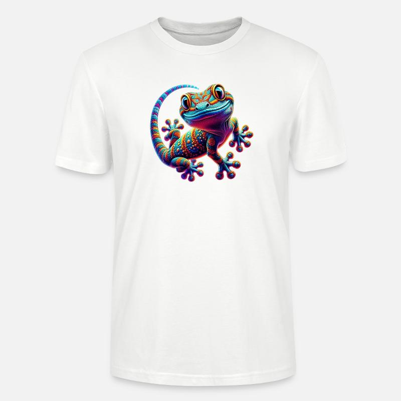 Gecko - Stanley/Stella Unisex Bio-T-Shirt CRAFTER - Weiß
