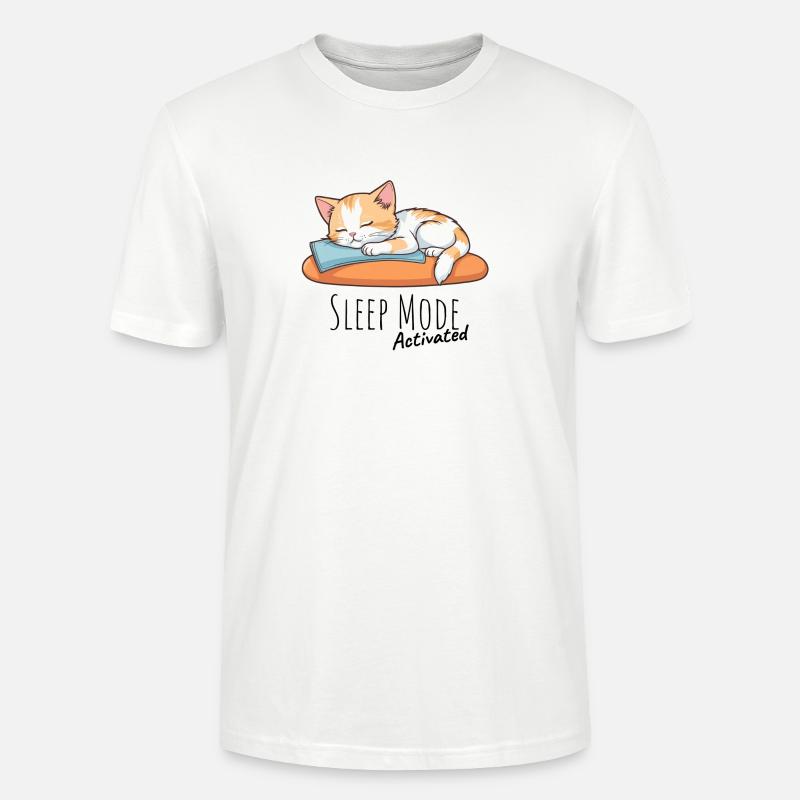 Mode veille activé - T-shirt bio CRAFTER Stanley Stella Unisexe - blanc