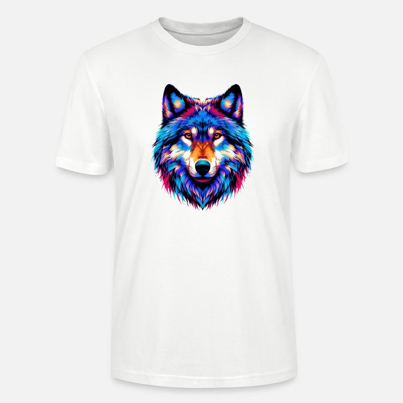 Wolf - Stanley/Stella Unisex Bio-T-Shirt CRAFTER - Weiß