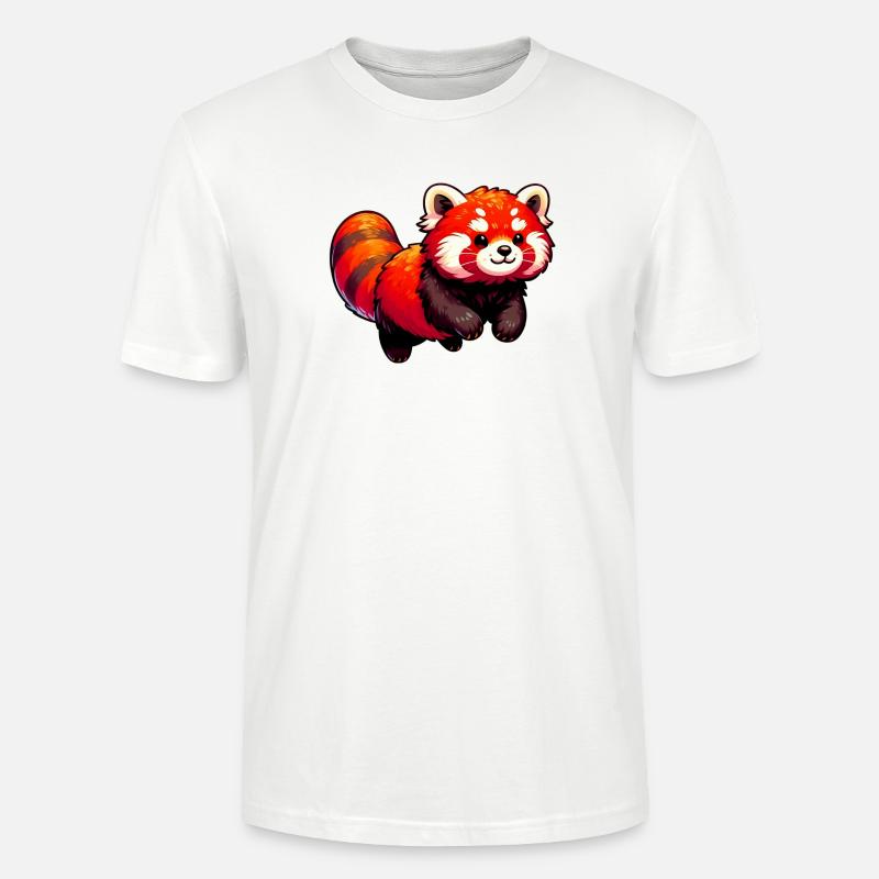 Kleiner Panda - Stanley/Stella Unisex Bio-T-Shirt CRAFTER - Weiß