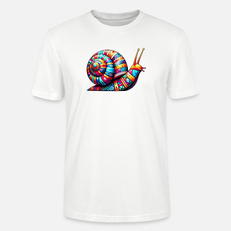 Escargot - T-shirt bio CRAFTER Stanley Stella Unisexe - blanc