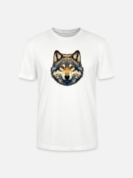 Wolf - Stanley/Stella Unisex Bio-T-Shirt CRAFTER - Weiß