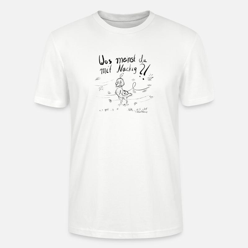 Ein Mausender Vogel im Herbstwind - Stanley/Stella Unisex Bio-T-Shirt CRAFTER - Weiß