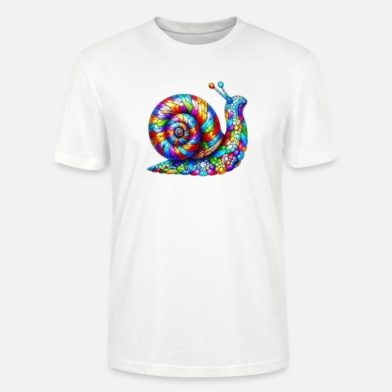 Escargot - T-shirt bio CRAFTER Stanley Stella Unisexe - blanc