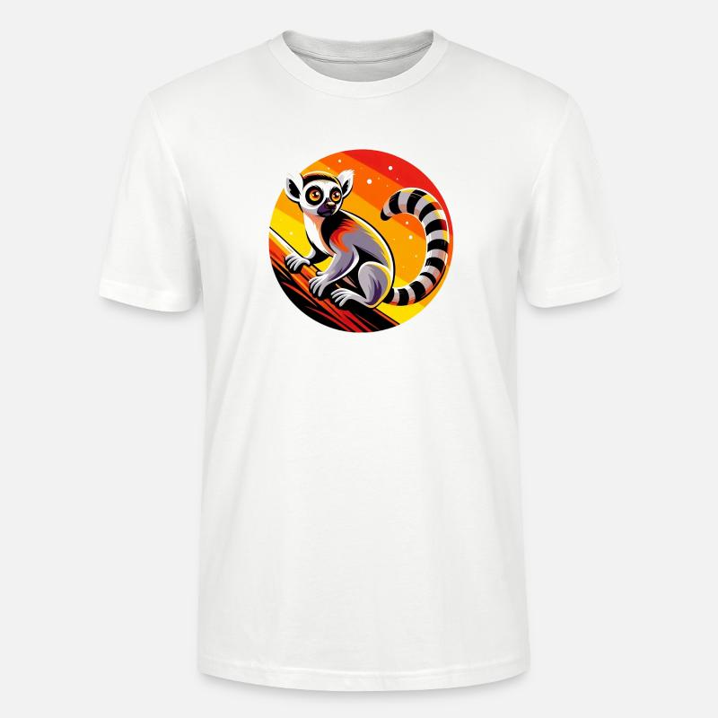 Lemur - Stanley/Stella Unisex Bio-T-Shirt CRAFTER - Weiß