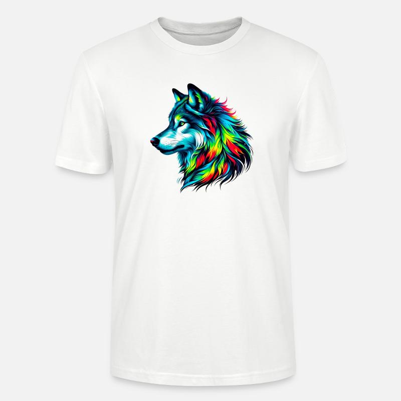 Wolf - Stanley/Stella Unisex Bio-T-Shirt CRAFTER - Weiß