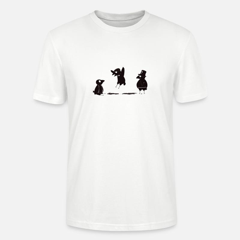 crows before bros - Stanley/Stella Unisex Bio-T-Shirt CRAFTER - Weiß