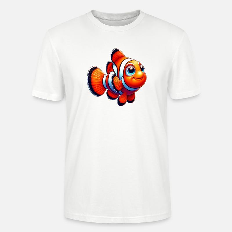 Clownfisch - Stanley/Stella Unisex Bio-T-Shirt CRAFTER - Weiß