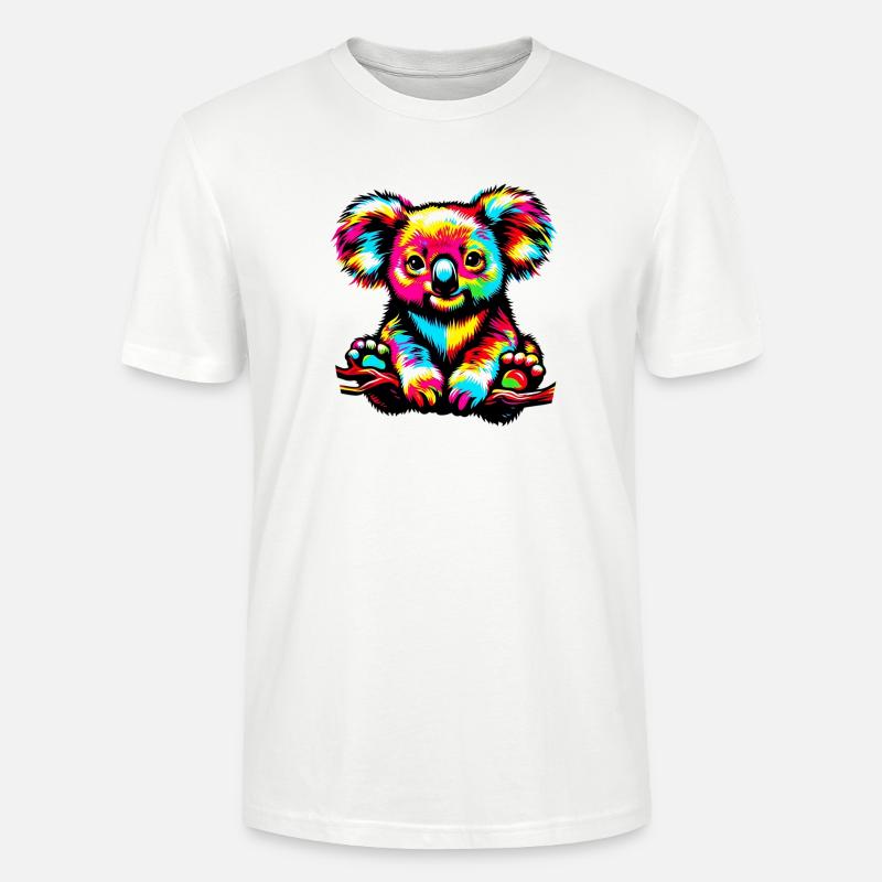 Koala - T-shirt bio CRAFTER Stanley Stella Unisexe - blanc